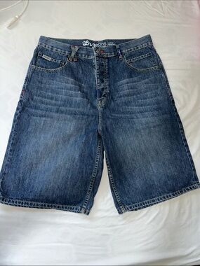 Lrg Men's Blue Denim Jean Shorts - Size 34